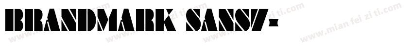 BRANDMARK SANS7字体转换